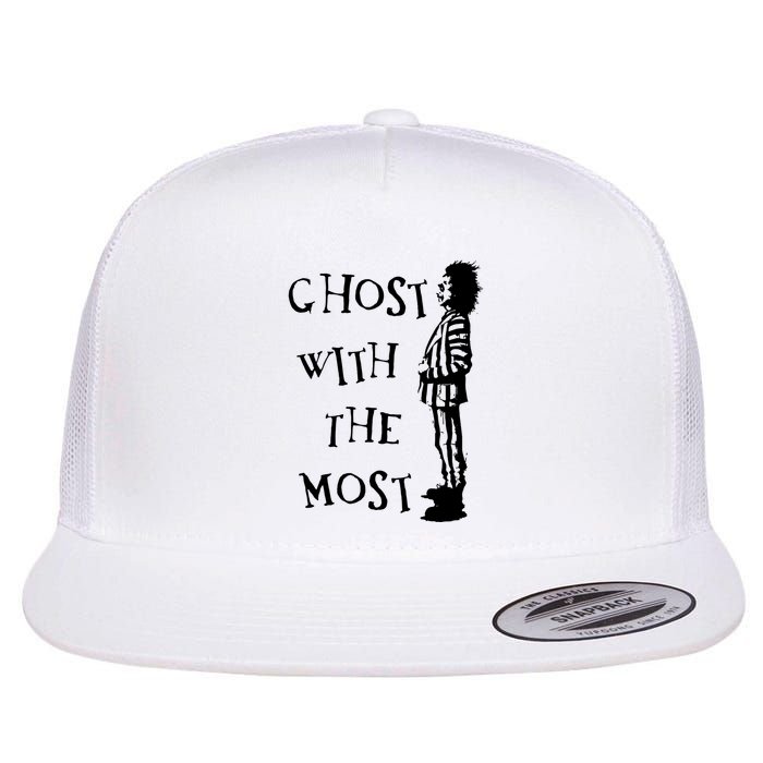 Ghost With The Most Flat Bill Trucker Hat