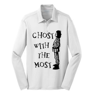 Ghost With The Most Silk Touch Performance Long Sleeve Polo