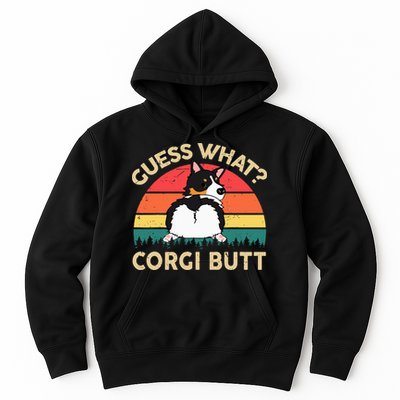 Guess What Tricolor Corgi Butt Gift For Lover Hoodie