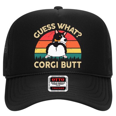 Guess What Tricolor Corgi Butt Gift For Lover Hat
