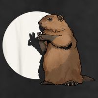 Groundhog Whisperer Tee Funny Team Shadow Crew Groundhog Day 7 Panel Mesh Trucker Snapback Hat