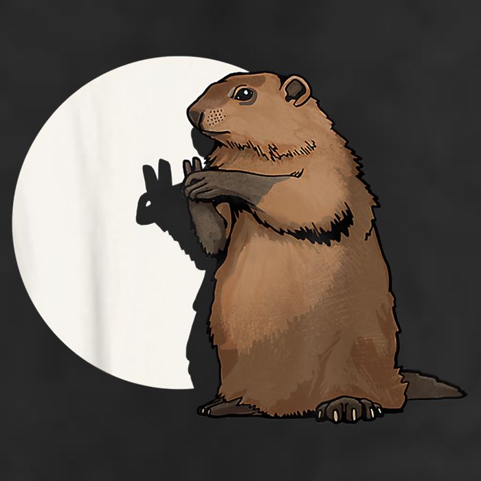 Groundhog Whisperer Tee Funny Team Shadow Crew Groundhog Day 7 Panel Mesh Trucker Snapback Hat