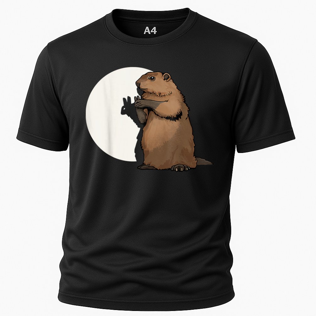 Groundhog Whisperer Tee Funny Team Shadow Crew Groundhog Day Cooling Performance Crew T-Shirt