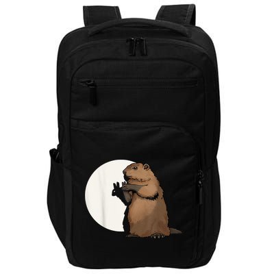 Groundhog Whisperer Tee Funny Team Shadow Crew Groundhog Day Impact Tech Backpack