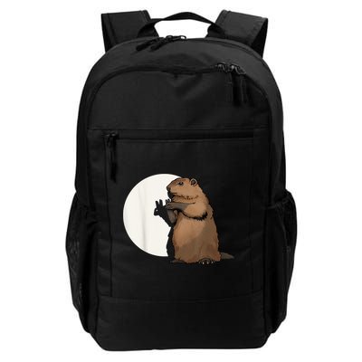 Groundhog Whisperer Tee Funny Team Shadow Crew Groundhog Day Daily Commute Backpack