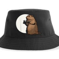 Groundhog Whisperer Tee Funny Team Shadow Crew Groundhog Day Sustainable Bucket Hat