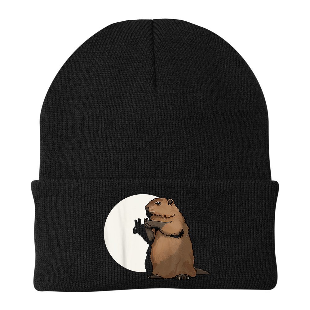Groundhog Whisperer Tee Funny Team Shadow Crew Groundhog Day Beanie