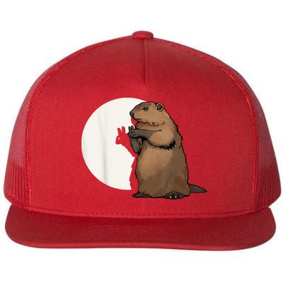 Groundhog Whisperer Tee Funny Team Shadow Crew Groundhog Day Flat Bill Trucker Hat
