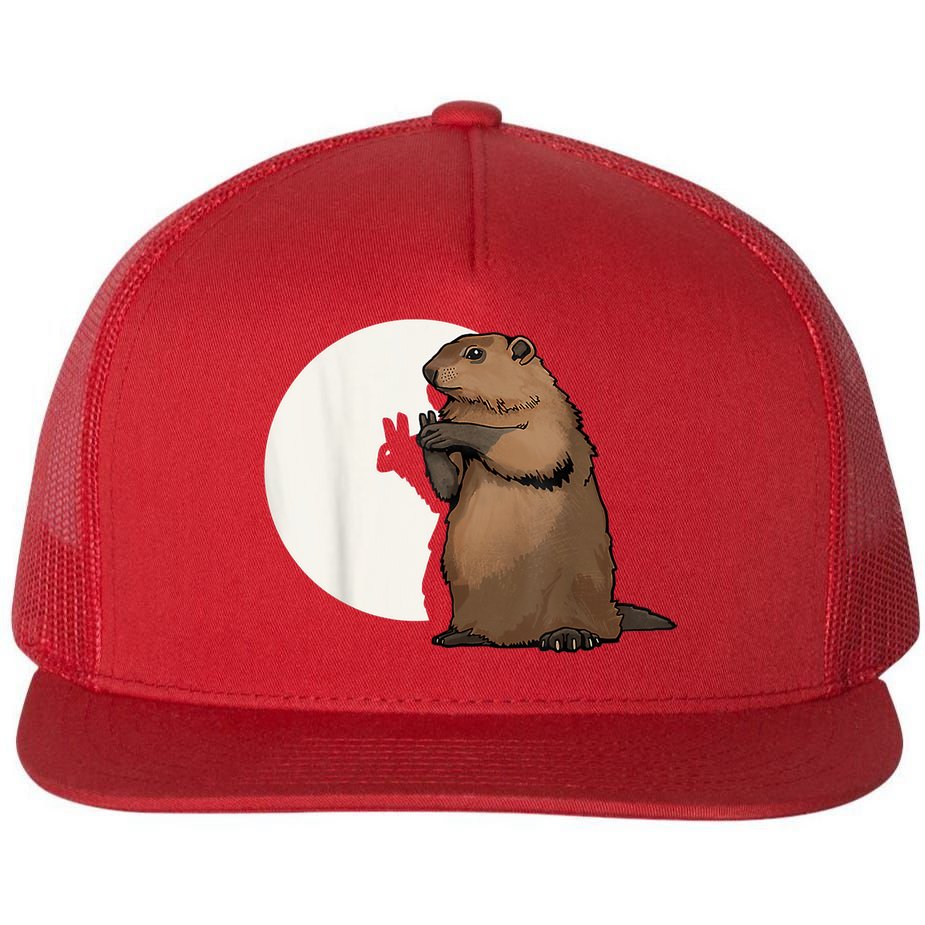 Groundhog Whisperer Tee Funny Team Shadow Crew Groundhog Day Flat Bill Trucker Hat