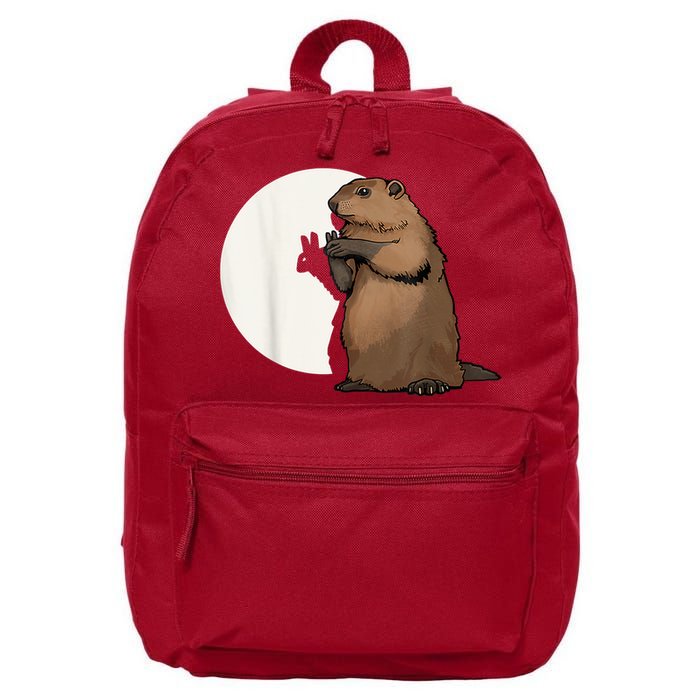 Groundhog Whisperer Tee Funny Team Shadow Crew Groundhog Day 16 in Basic Backpack