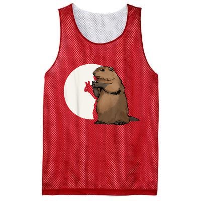 Groundhog Whisperer Tee Funny Team Shadow Crew Groundhog Day Mesh Reversible Basketball Jersey Tank