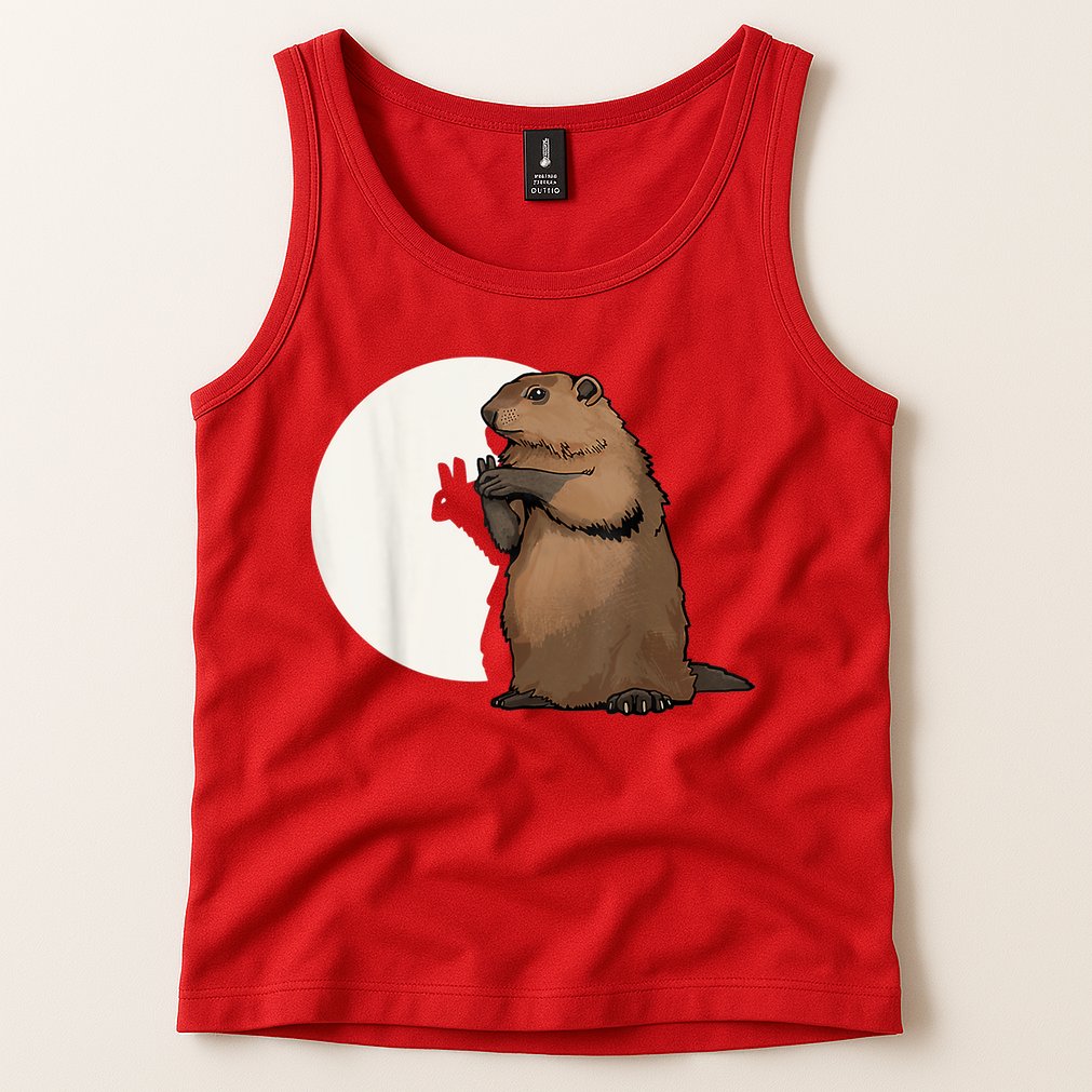 Groundhog Whisperer Tee Funny Team Shadow Crew Groundhog Day Tank Top