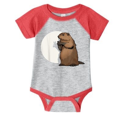 Groundhog Whisperer Tee Funny Team Shadow Crew Groundhog Day Infant Baby Jersey Bodysuit