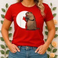 Groundhog Whisperer Tee Funny Team Shadow Crew Groundhog Day Womens T-Shirt