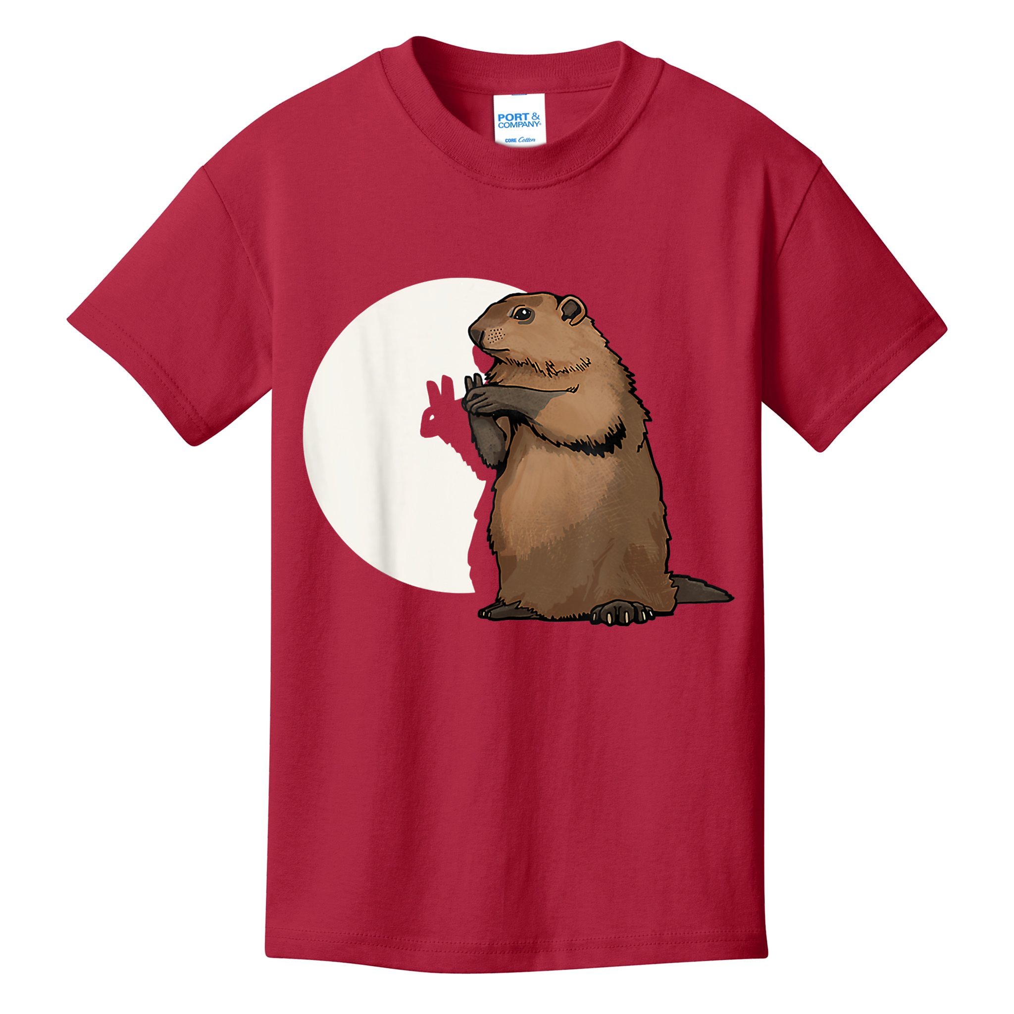 Groundhog Whisperer Tee Funny Team Shadow Crew Groundhog Day Kids T-Shirt