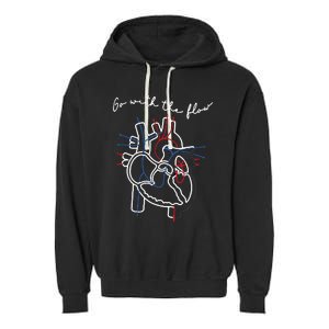 Go With The Flow Heart Garment-Dyed Fleece Hoodie