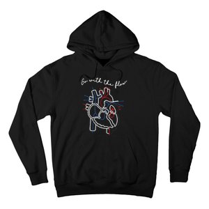 Go With The Flow Heart Hoodie