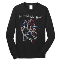 Go With The Flow Heart Long Sleeve Shirt