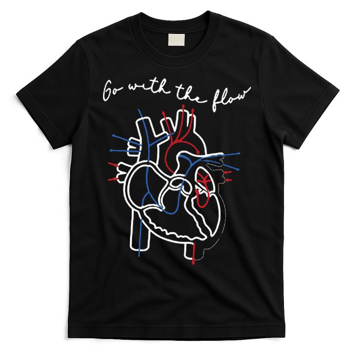Go With The Flow Heart T-Shirt
