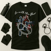 Go With The Flow Heart T-Shirt