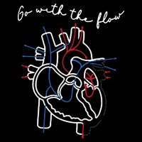 Go With The Flow Heart Flat Bill Trucker Hat