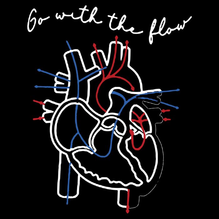Go With The Flow Heart Flat Bill Trucker Hat