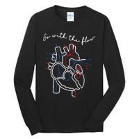 Go With The Flow Heart Tall Long Sleeve T-Shirt