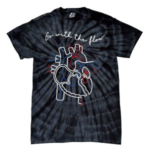 Go With The Flow Heart Tie-Dye T-Shirt