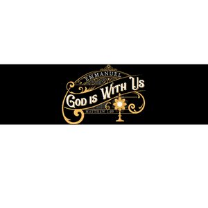 God With Us Emmanuel Matthew Eucharist Adoration Catholic Bumper Sticker