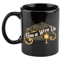 God With Us Emmanuel Matthew Eucharist Adoration Catholic 11oz C Handle Ceramic Mug