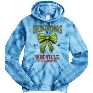 Grinchmas Whovillie University Est 1957 Tie Dye Hoodie