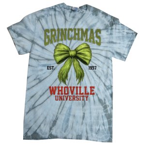 Grinchmas Whovillie University Est 1957 Tie-Dye T-Shirt