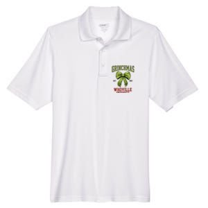 Grinchmas Whovillie University Est 1957 Men's Origin Performance Pique Polo