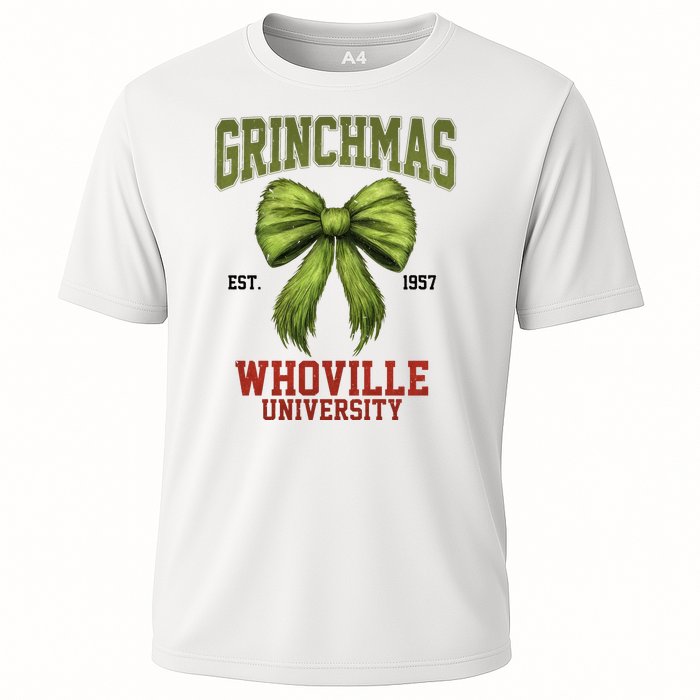 Grinchmas Whovillie University Est 1957 Cooling Performance Crew T-Shirt