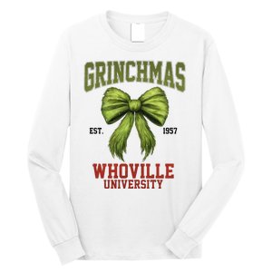 Grinchmas Whovillie University Est 1957 Long Sleeve Shirt