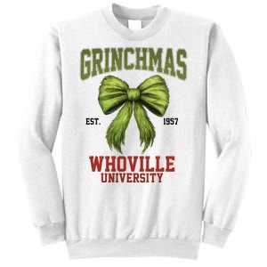 Grinchmas Whovillie University Est 1957 Sweatshirt