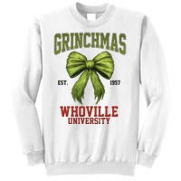 Grinchmas Whovillie University Est 1957 Sweatshirt