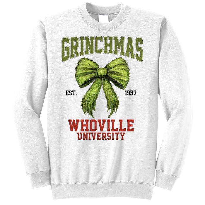 Grinchmas Whovillie University Est 1957 Sweatshirt