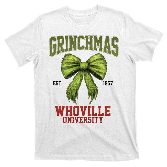 Grinchmas Whovillie University Est 1957 T-Shirt