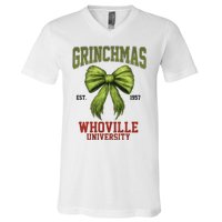 Grinchmas Whovillie University Est 1957 V-Neck T-Shirt