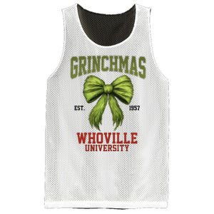 Grinchmas Whovillie University Est 1957 Mesh Reversible Basketball Jersey Tank