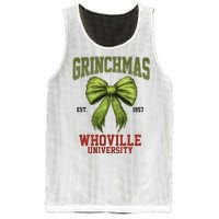 Grinchmas Whovillie University Est 1957 Mesh Reversible Basketball Jersey Tank