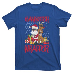 Gangster Wrapper Ugly Christmas Sweater Funny Pun Gangsta Gift T-Shirt