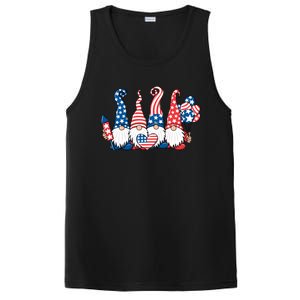 Gnomes With Usa American Flag 4th Of July Gift PosiCharge Competitor Tank