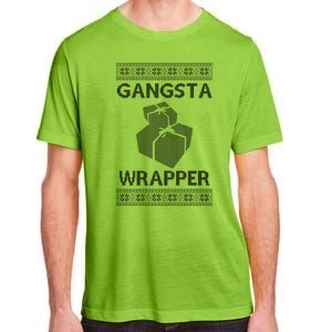 Gangsta Wrapper Ugly Christmas Sweater Adult ChromaSoft Performance T-Shirt