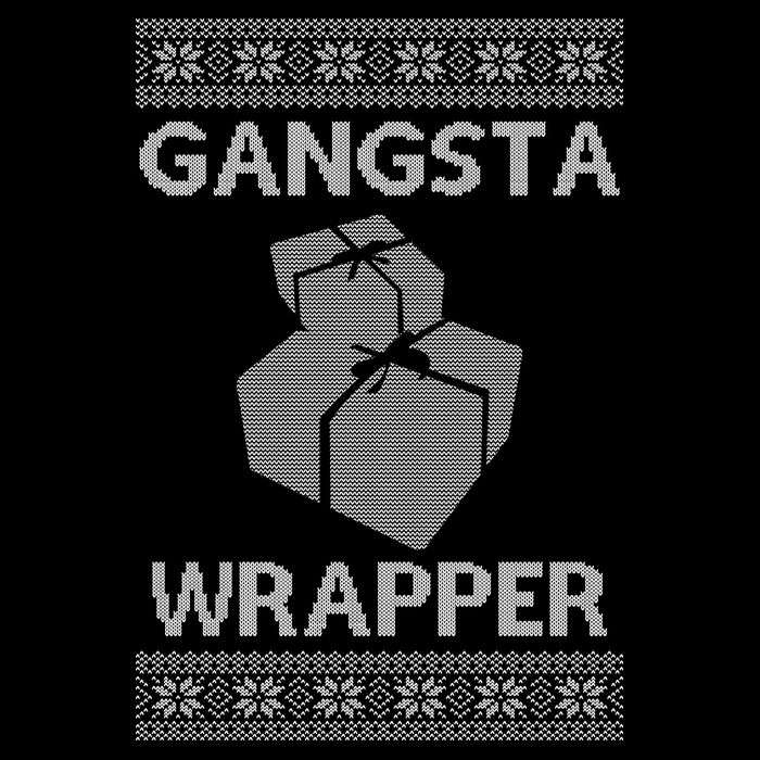 Gangsta Wrapper Ugly Christmas Sweater Cooling Performance Crew T-Shirt