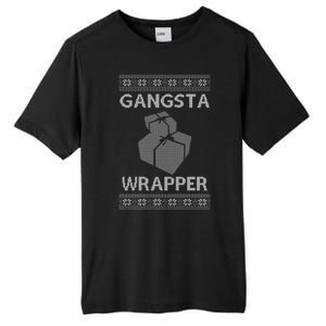 Gangsta Wrapper Ugly Christmas Sweater Tall Fusion ChromaSoft Performance T-Shirt