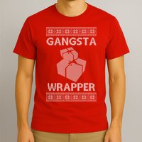 Gangsta Wrapper Ugly Christmas Sweater T-Shirt