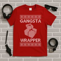 Gangsta Wrapper Ugly Christmas Sweater T-Shirt