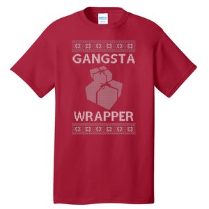 Gangsta Wrapper Ugly Christmas Sweater Tall T-Shirt